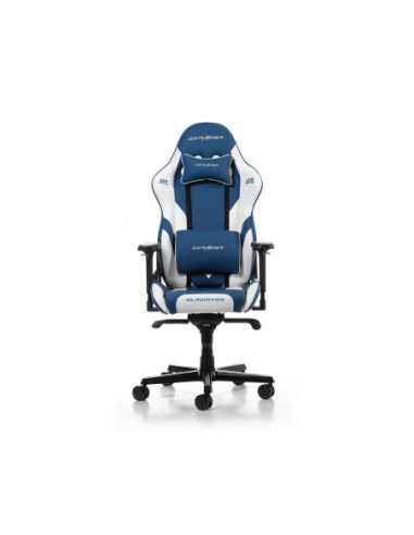 Игровые стулья и столы DXRacer GamingOffice Chair DXRacer Gladiator GC-G001-BW-BX2- BlueWhite- Gaslift class 4- Premium PU leath