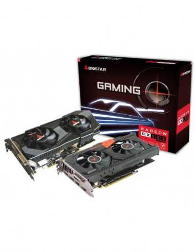 Видеокарты BIOSTAR BIOSTAR Gaming Radeon RX 580 2048SP GPU 8GB GDDR5 256Bit 12847000Mhz- 1xDVI-D- 1xHDMI- 3xDP- Dual Fan- Unique