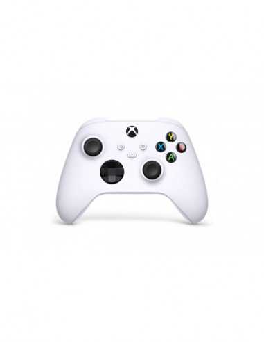 Accesorii de jocuri Gamepad Microsoft Xbox Series XSOne Controller- Robot White- Wireless- Compatible Xbox One One S Series S Se