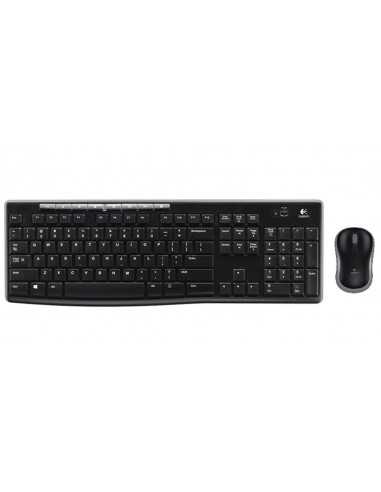 Tastaturi Logitech Logitech Wireless Combo MK270- Multimedia Keyboard Mouse- USB- Retail- EER-US International