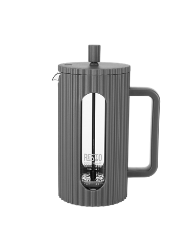 Cafetiera French Press RESTO 90535, 1L, Gri inchis