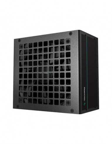 Unități de alimentare pentru PC Deepcool Power Supply ATX 750W Deepcool PF750- 80+- Active PFC- Black Flat Cables- 120 mm silent