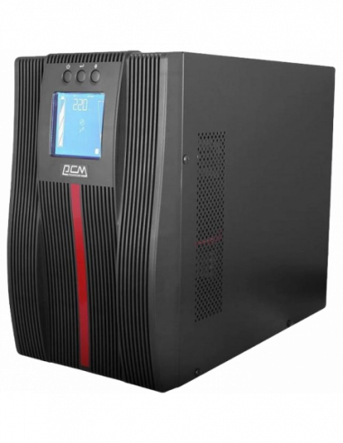 UPS PowerCom UPS PowerCom MAC-3000- Tower- 3000VA3000W-Online-LCD- USB-SNMP SLOT-Ex.Batt. Connector- 8C13+1C19