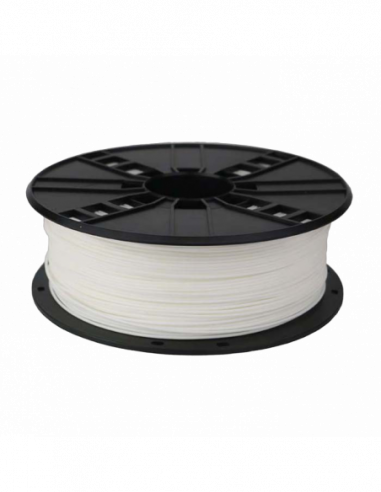 Нити для 3D-принтеров PLA 1.75 mm GEMMA printer spool White Filament- 0.2 kg- Gembird 3DP-PLA1.75GE-01-W
