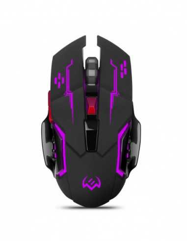 Мыши SVEN SVEN RX-G930W Wireless Gamingl Mouse- 2.4GHz- 800-2400 dpi- 5+1(scroll wheel) Silent buttons- built-in 400mAh battery-