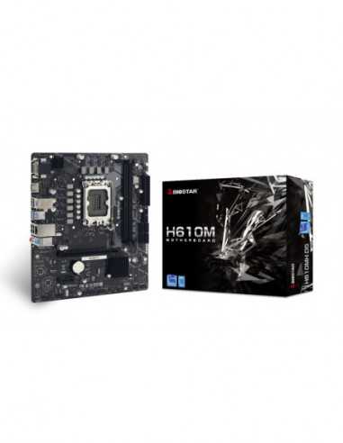 Plăci de bază cu procesor 1700 Alder Lake BIOSTAR H610MH D5- Socket 1700- Intel H610 (1312th Gen CPU)- CPU graphics- VGA- HDMI-