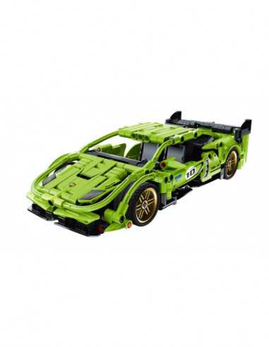 Cuburi Techno 5810- iM.Master Bricks: Pull Back Green Racer. 457 pcs