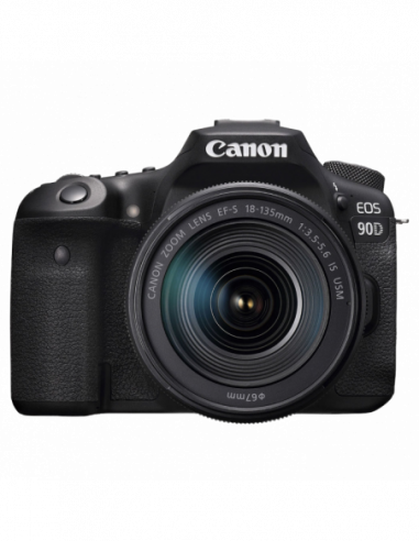 Aparate foto DSLR DC Canon EOS 90D amp EF-S 18-135mm f3.5-5.6 IS nano USM KIT