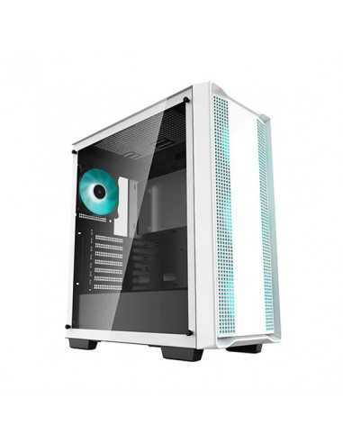 Carcase Deepcool Case ATX Deepcool CC560- wo PSU- 4x120mm LED fans- Mesh Front- Tempered Glass- USB3.0- White