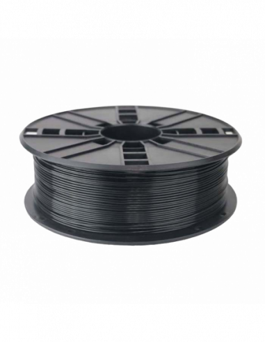 Filamente pentru imprimante 3D PLA 1.75 mm GEMMA printer spool Black Filament- 0.2 kg- Gembird 3DP-PLA1.75GE-01-BK