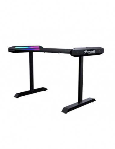 Scaune și mese pentru jocuri Cougar Gaming Desk Cougar MARS 120- Width 1200mm- Heigh 810 mm- Dual-sided RGB Lighting Effects