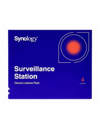 Сетевое хранилище NAS SYNOLOGY Surveillance Device License Pack X 4