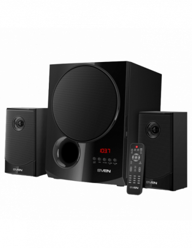 Колонки 2.1 Speakers SVEN MS-2080 SD-card- USB- FM- remote control- Bluetooth- Black- 70w40w + 2x15w2.1