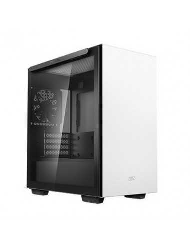 Carcase Deepcool Case mATX Deepcool MACUBE 110- wo PSU- 1x120mm-Tempered Glass-Magnetic Side Panels- 2xUSB3.0- White