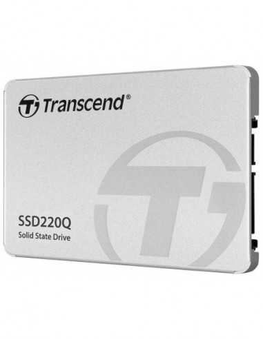 SATA 2.5 SSD 2.5 SATA SSD 1.0TB Transcend SSD220Q [RW:550500MBs- 57K79K IOPS- SM2259XT- 3D-NAND QLC]