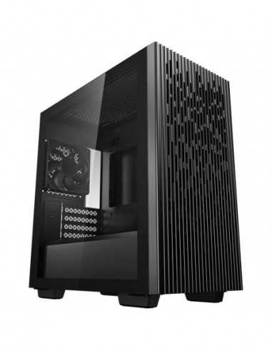 Carcase Deepcool Case mATX Deepcool MATREXX 40- wo PSU- 1x120mm- Tempered Glass- USB3.0- Black