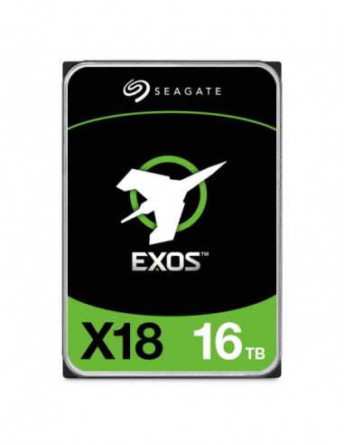 Unitate de stocare HDD 3.5 pentru desktop 3.5 HDD 16.0TB-SATA-256MB Seagate Enterprise Exos X18 (ST16000NM000J)