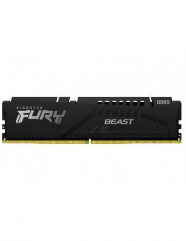 DIMM DDR5 32GB DDR5-5600MHz Kingston FURY Beast (KF556C40BB-32)- CL40-40-40- 1.25V- Intel XMP 3.0- Black