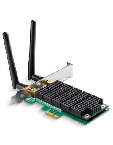 Беспроводные адаптеры PCI PCIe Wireless AC1300 Dual Band Adapter, TP-LINK Archer T6E, 1300Mbps