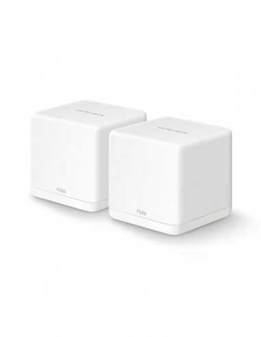 Routere fără fir Whole-Home Mesh Dual Band Wi-Fi AC System MERCUSYS- Halo H30G(2-pack)- 1300Mbps-MU-MIMO-Gbit Ports