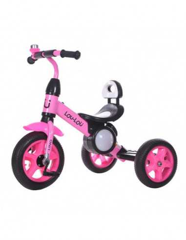 Triciclete Tricycle Lou-Lou Lino Pink