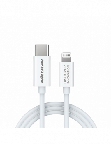 Кабель Lightning to Type-C Lightning to Type-C Cable Nilkin- PD Superspeed- MFI- 1M- White