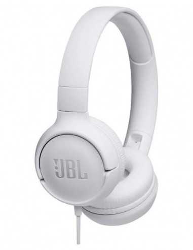 Căști Headphones JBL Headphones JBL T500 On-ear. White