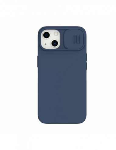 Чехлы Nillkin Другое Nillkin Apple iPhone 13- CamShield Silky Silicone Case- Midnight Blue
