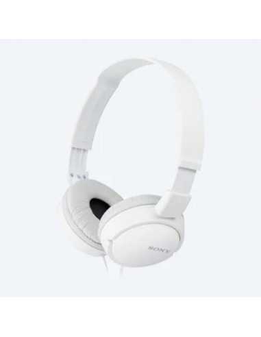 Наушники SONY Headphones SONY MDR-ZX110AP, Mic on cable, 4pin 3.5mm jack L-shaped, Cable: 1.2m White
