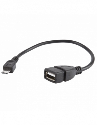 Кабель Micro USB, Mini USB Cable OTG, Micro B - AF, 0.15 m, Cable-Expert, A-OTG-AFBM-03