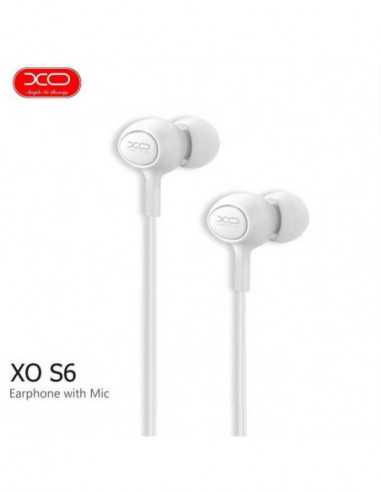 Căști XO XO earphones- S6 Candy music White