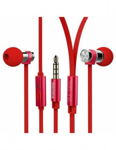 Căști Remax Remax earphones- RM-565i Red