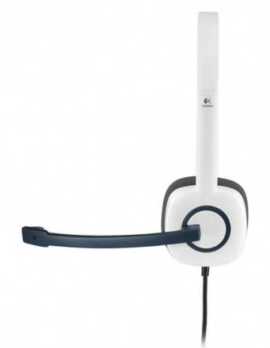 Căști Logitech Headset Logitech H150- Mic- 2 x mini-jack 3.5mm White