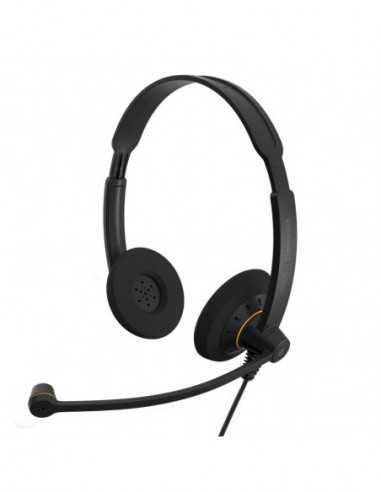 Sennheiser Căști telefonice pentru call center Headset EPOS SC 60 USB- 16—60000Hz- SPL:113dB- microphone with noise canceling
