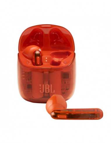 Căști True Wireless JBL True Wireless JBL TUNE 225TWS- Ghost Edition Orange- TWS Headset.