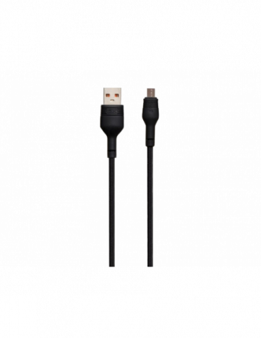 Кабель Micro to USB Micro-USB Cable XO, Brainded, NB55 Black