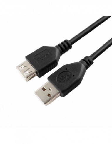 Удлинительный USB-кабель Cable USB, USB AMAF, 3.0 m, USB2.0, Cablexpert, CCP-USB2-AMAF-10