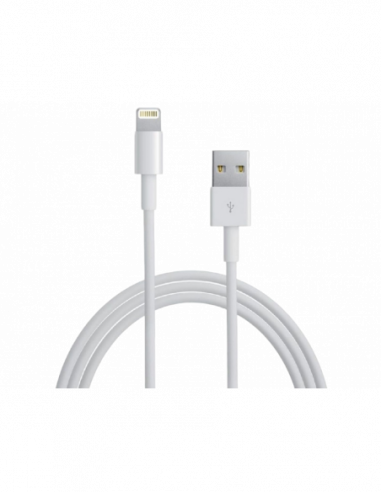 Кабель Lightning to USB Original iPhone Lightning USB Cable MD818 ZMA White