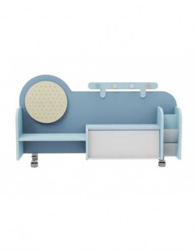 Детские столы и стулья Bookshelf H10A for SIHOO H10D 120 mm Light Blue