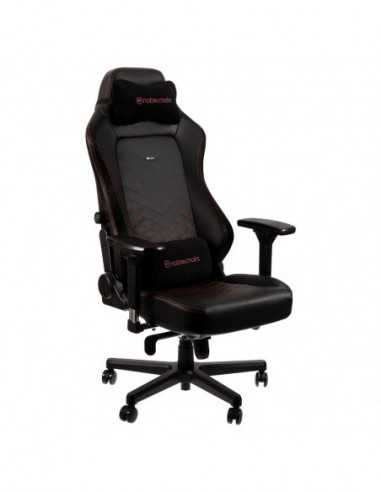 Игровые стулья и столы Noblechairs Gaming Chair Noble Hero NBL-HRO-PU-BRD BlackRed- User max load up to 150kg height 165-190cm