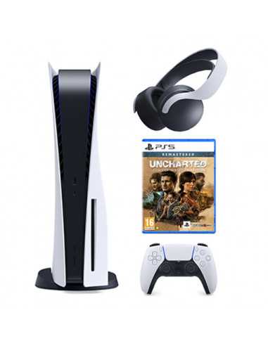 Игровые приставки SONY PlayStation 5 + GoW Ragnarok(Voucher) + 3D Pulse + Legacy of thieves