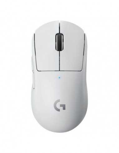 Игровые мыши Logitech Wireless Gaming Mouse Logitech PRO X Superlight- 100-25600 dpi- 5 buttons- 40G- 400IPS- Rech- White