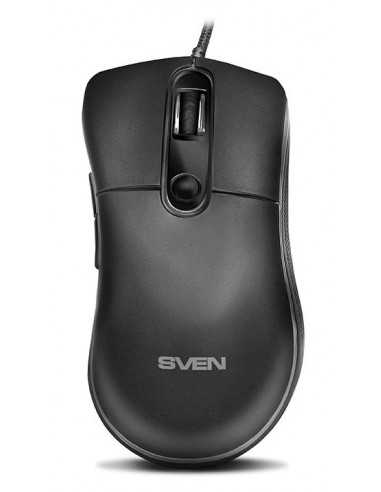 Mouse-uri pentru jocuri Sven Gaming Mouse SVEN RX-G940- Optical- 600-6000 dpi- 6 buttons- Soft Touch- RGB- Black- USB