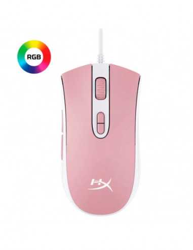 Игровые мыши HyperX Gaming Mouse HyperX Pulsefire Core- Optical- 800-6200 dpi- 7 buttons- Ambidextrous- RGB- 87g- Pink
