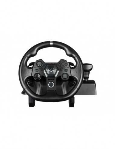 Рули Wheel SVEN GC-W900- 11- 270 degree- Pedals- Tiptronic- 4-axis- 22 buttons- Vibration feedback- USB