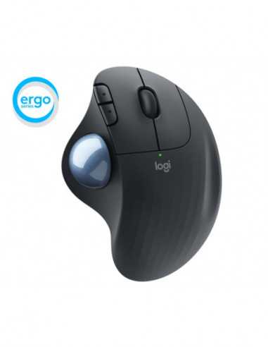 Mouse-uri Logitech Wireless Trackball Mouse Logitech M575- Optical- 400-2000 dpi- 5 buttons- BT2.4 Ghz-1xAA- Graphite