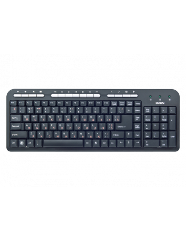 Клавиатуры SVEN Keyboard SVEN Standard 309M- Multimedia- Quiet- Black- USB