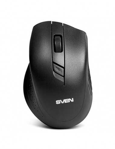 Mouse-uri SVEN Wireless Mouse SVEN RX-325- Optical- 600-1000 dpi- 4 buttons- Ambidextrous- 1xAA- Black