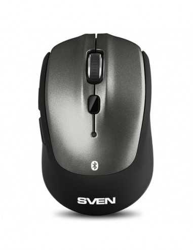 Mouse-uri SVEN Wireless Mouse SVEN RX-585SW Silent- Optical- 1000-1600 dpi- 6 buttons- Ambidextrous-BT+2.4Ghz- Grey