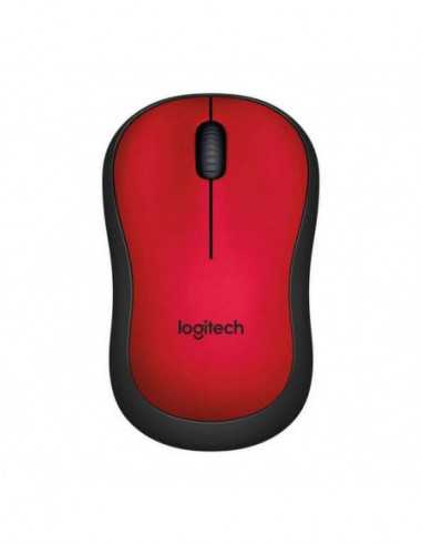 Мыши Logitech Wireless Mouse Logitech M220 Silent- Optical- 1000 dpi- 3 buttons- Ambidextrous- 1xAA- Red